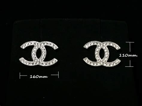 chanel signature earrings cc|real Chanel cc earrings.